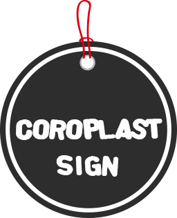 Coroplast-Sign